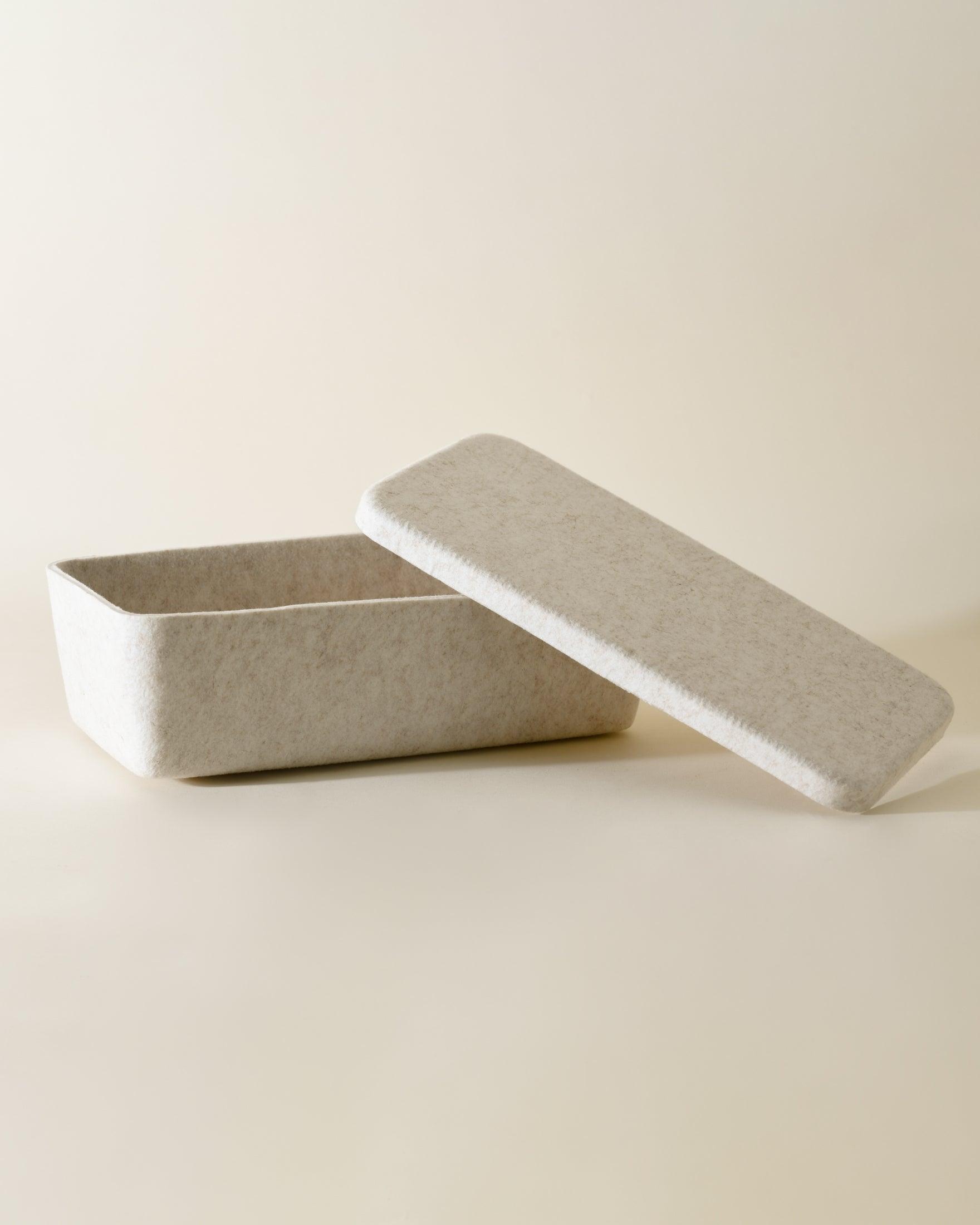 The Sculpted Bin — Long with Lid