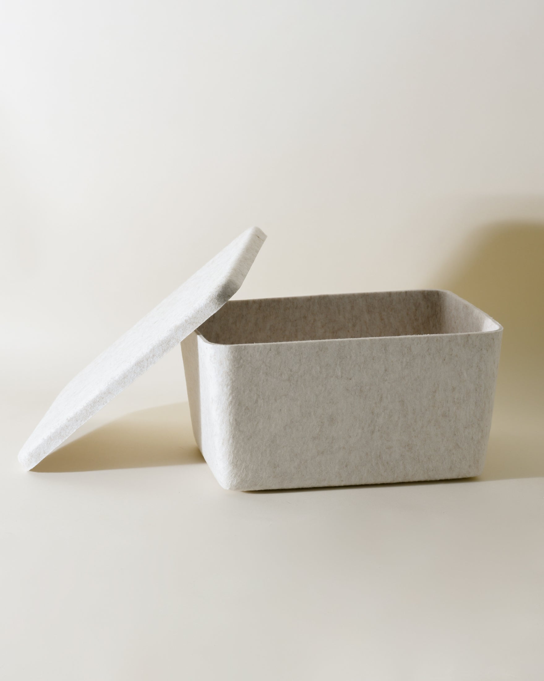 The Sculpted Bin — Wide with Lid