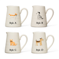 Hand-painted animal creamer