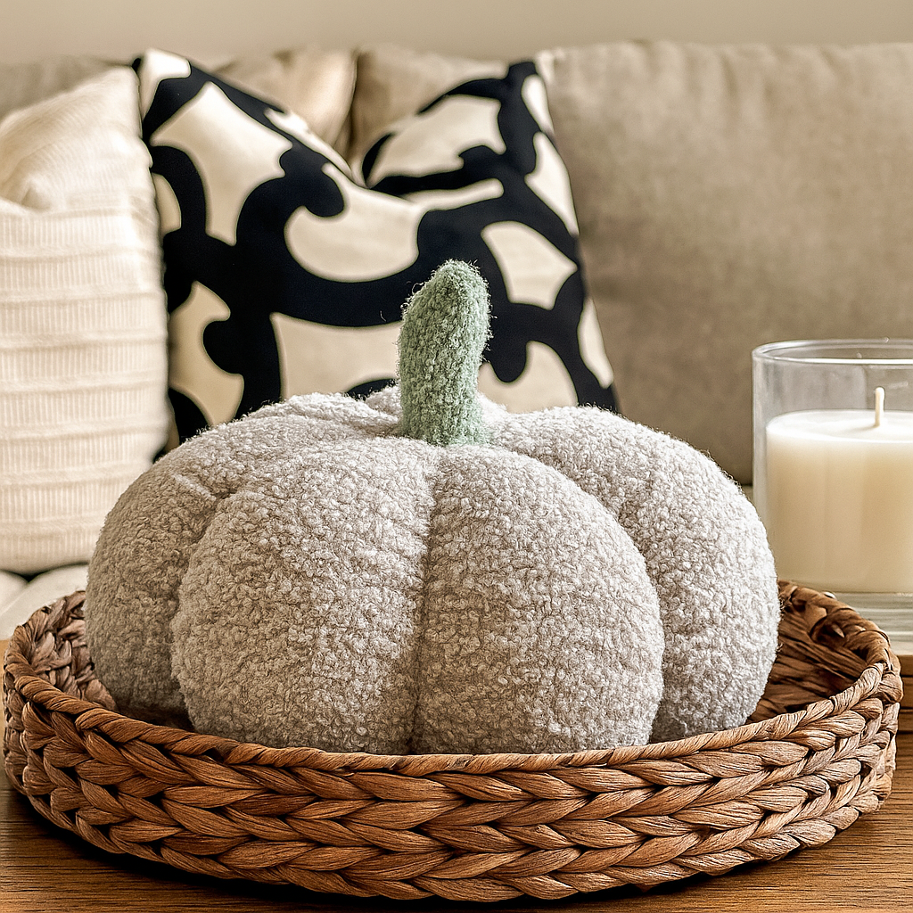 Blair Plush Pumpkin Pillow