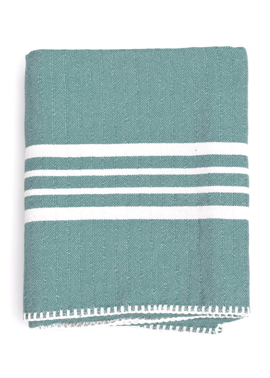 Farmhouse Turkish Cotton Towel without Fringe – 39 × 70 in
