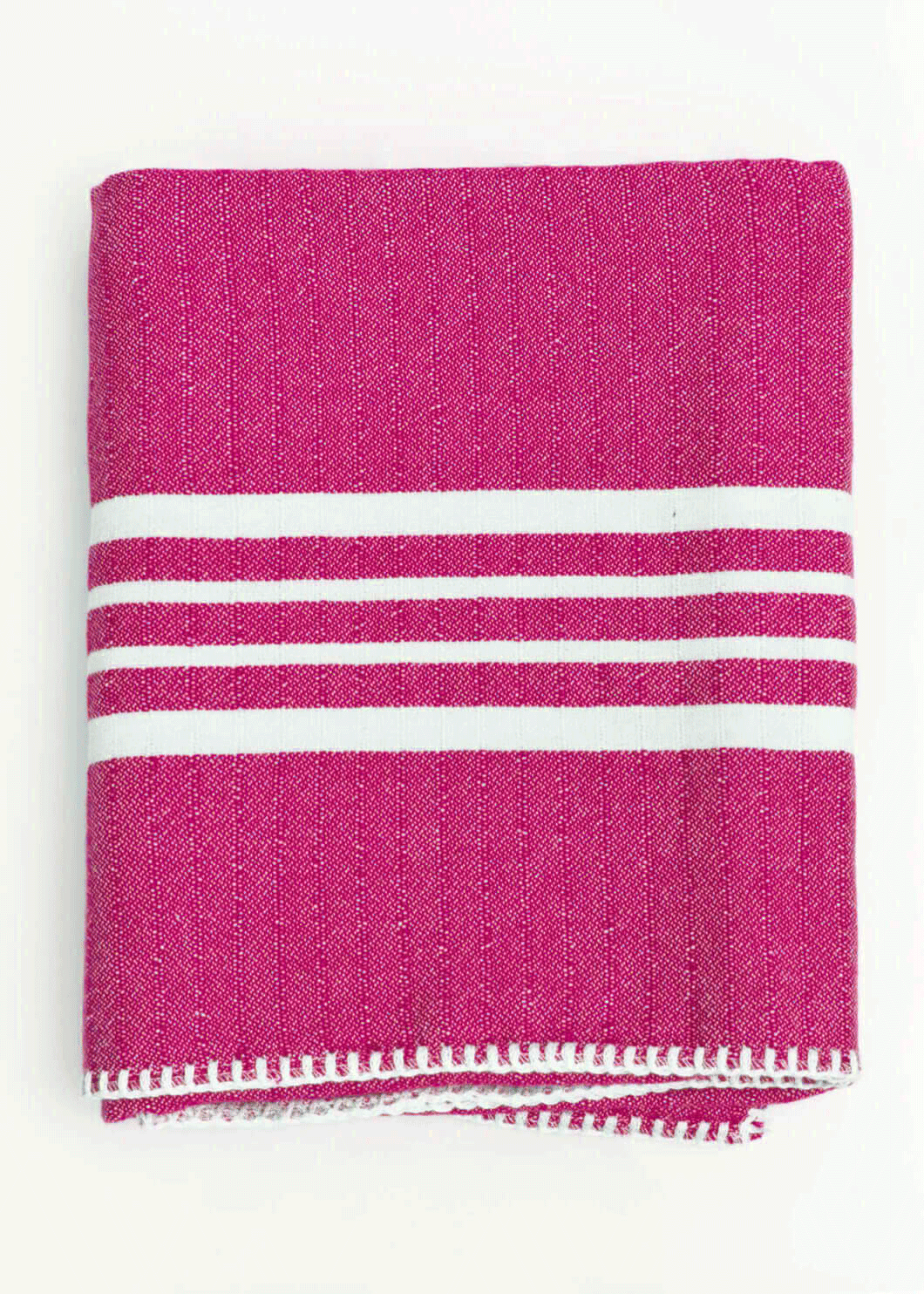 Farmhouse Turkish Cotton Towel without Fringe – 39 × 70 in