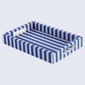 Riviera Elance Blue White Decorative Vanity Tray 12x8
