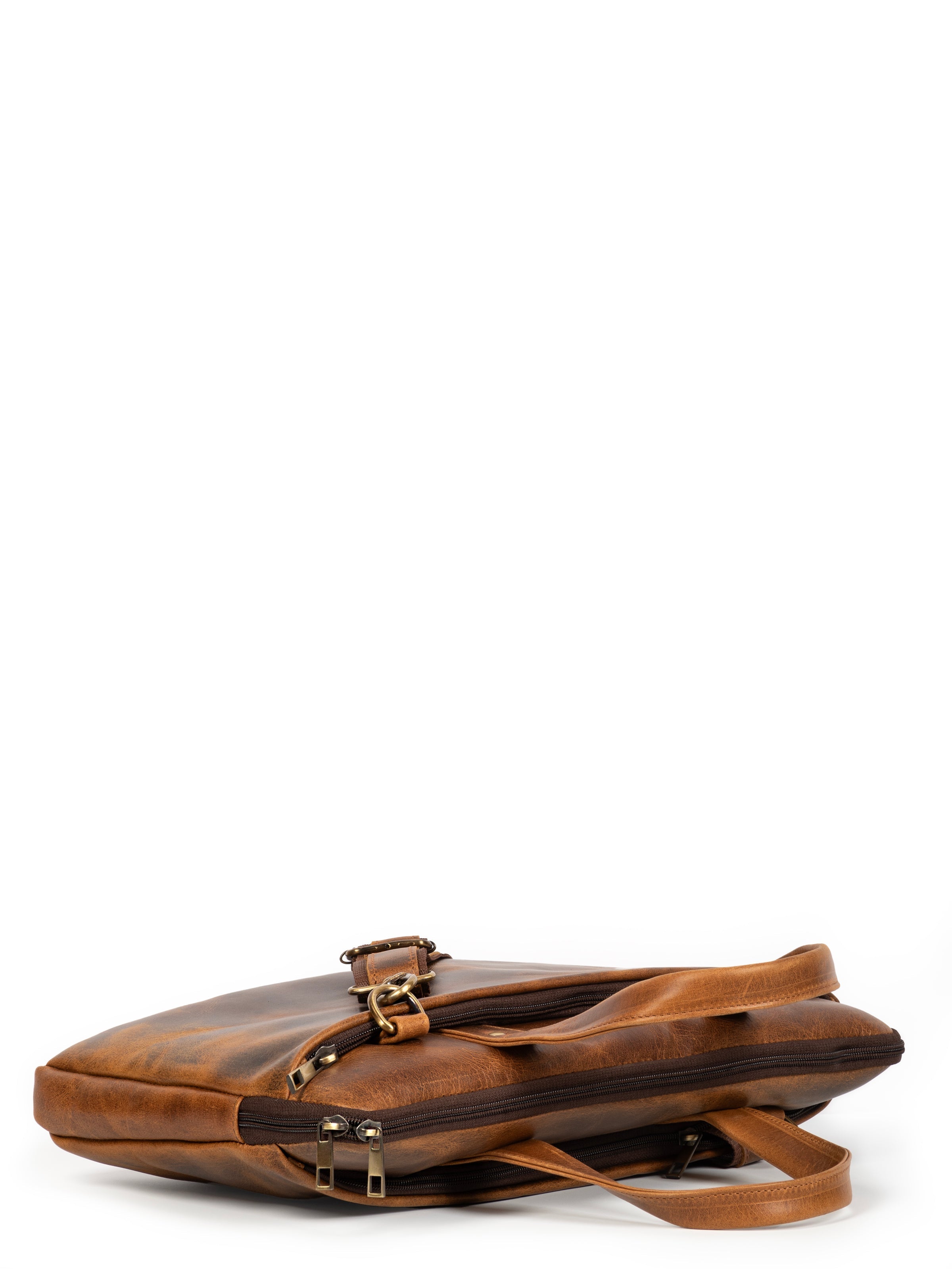 Harbor Full-Grain Buffalo Leather Briefcase