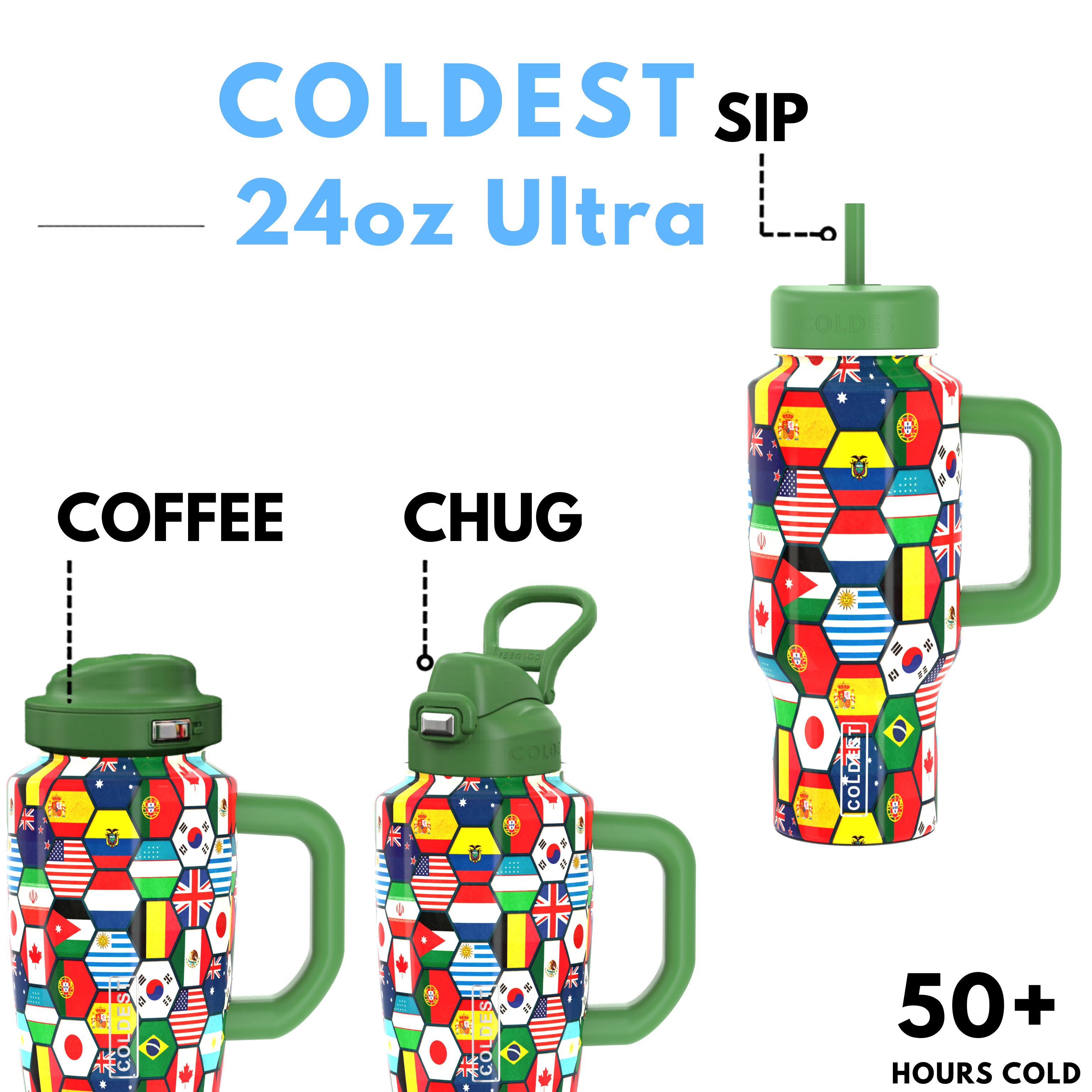 COLDEST Limitless Ultra v8 24oz Bottle