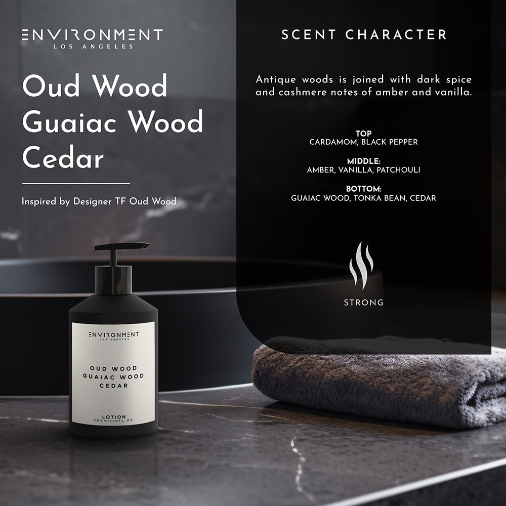 Oud Wood | Guaiac Wood | Cedar Lotion (Inspired by Tom Ford Oud Wood®)