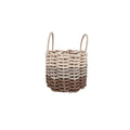 Brown and tan ombre rope basket