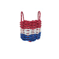 Red, White & Blue Rope Basket