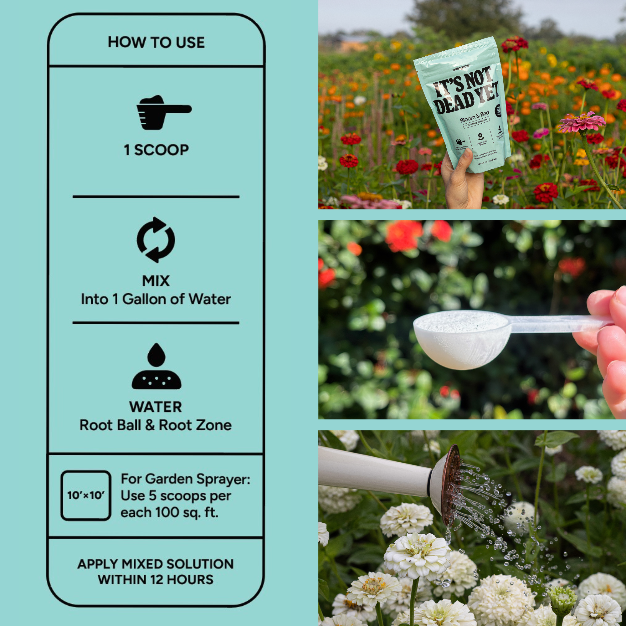 MitoGrow Bloom + Bed Biostimulant