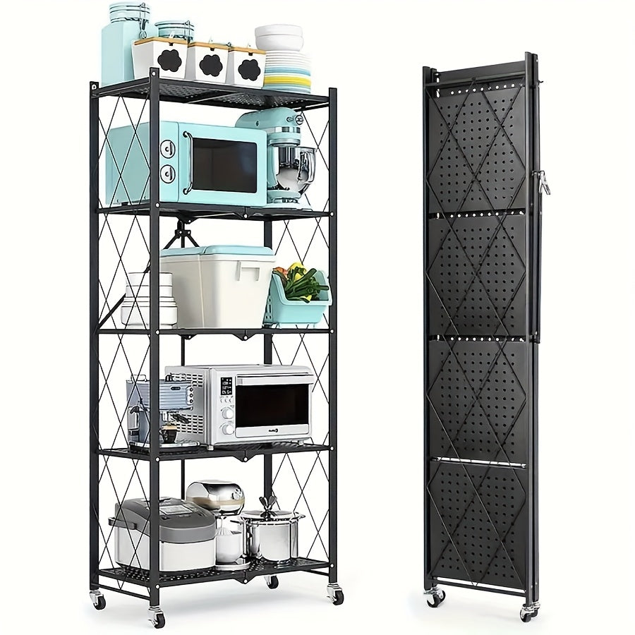 Heavy-Duty Metal Storage Rack — 3, 4 or 5 Tier – alternate product view