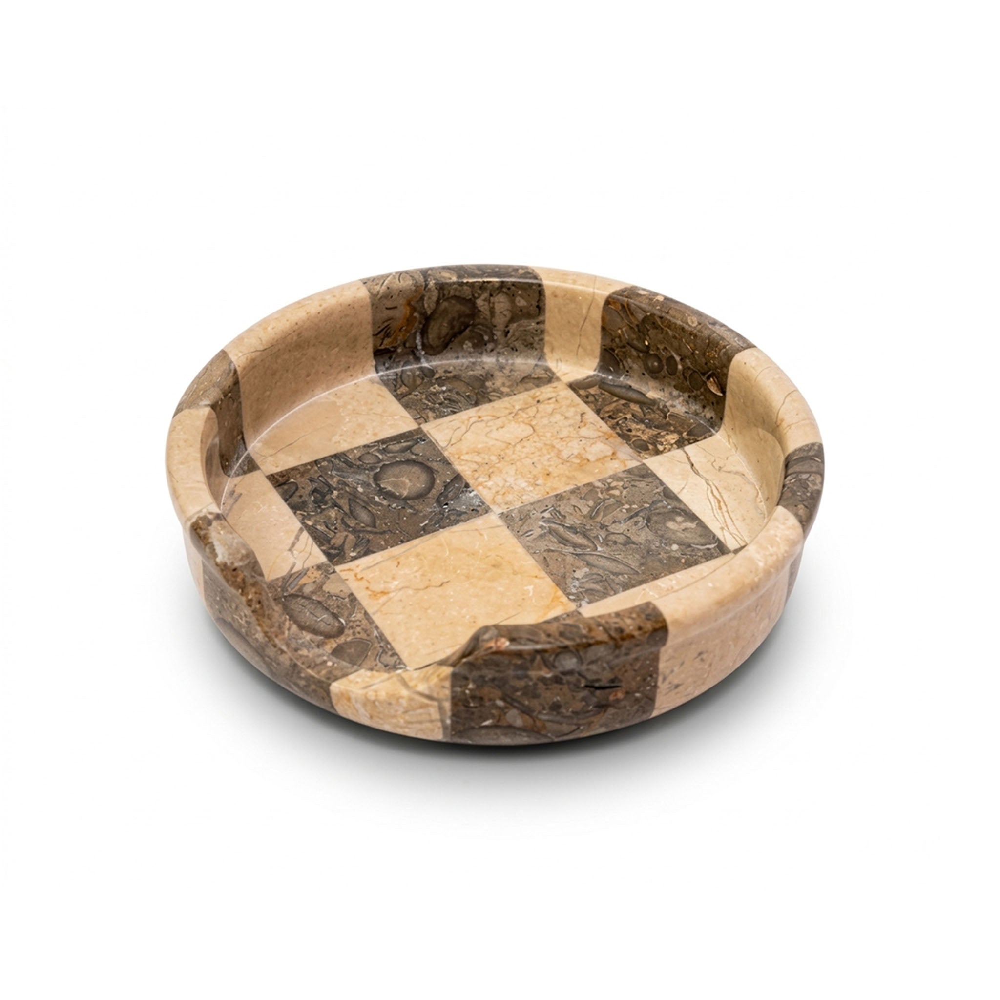 Verona Oceanic Marble Spoon Rest - Premium Marble Checkered Design
