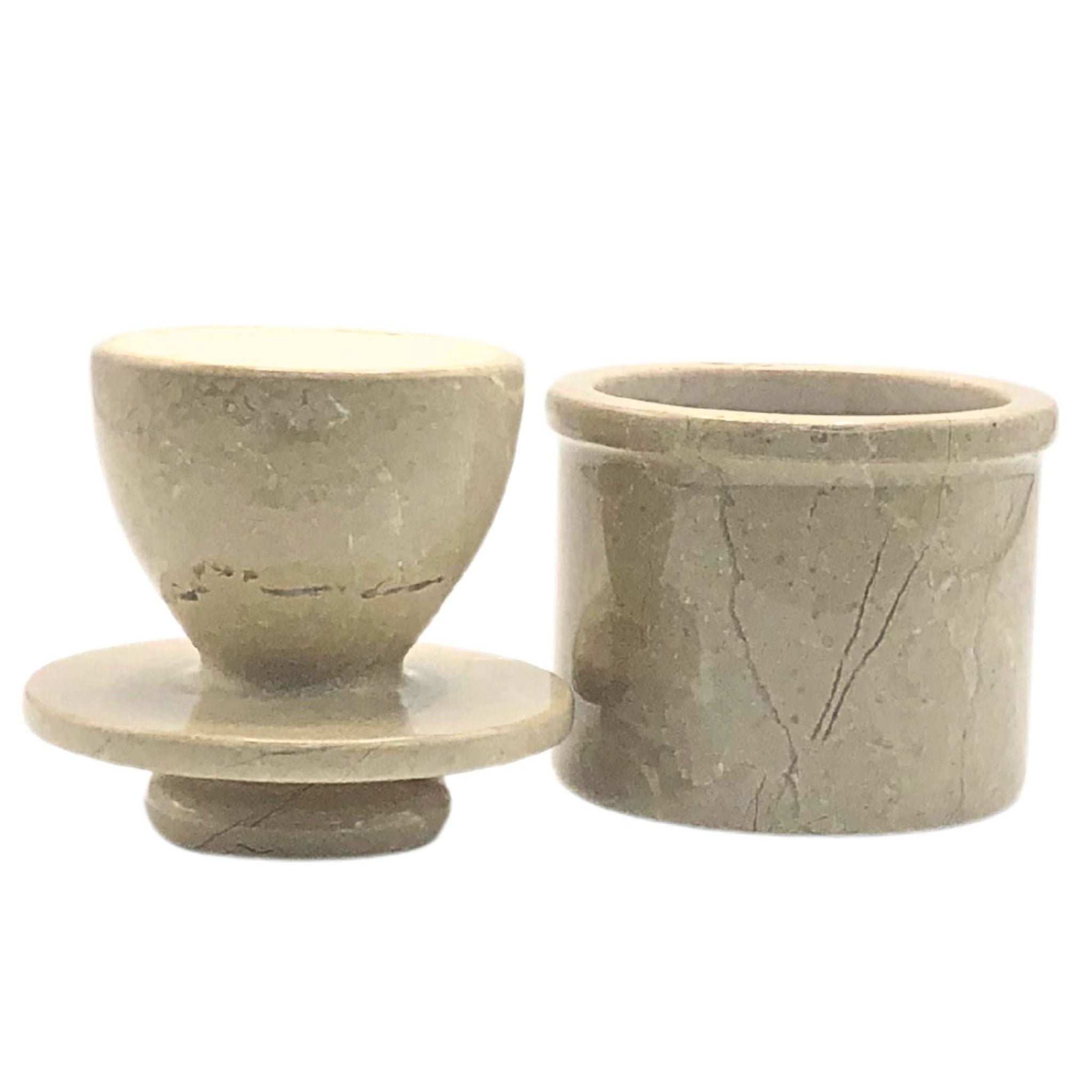 Verona marble butter keeper