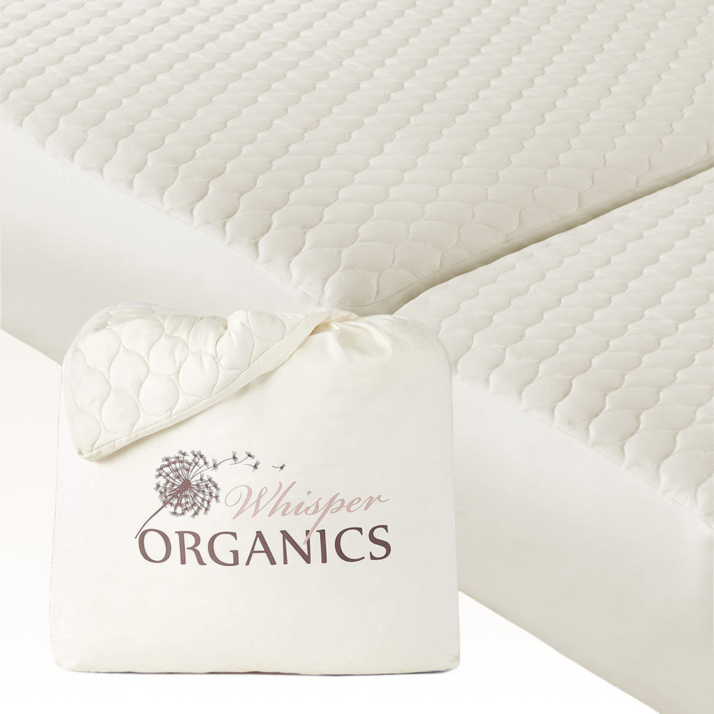 Organic Cotton Quilted Mattress Pad