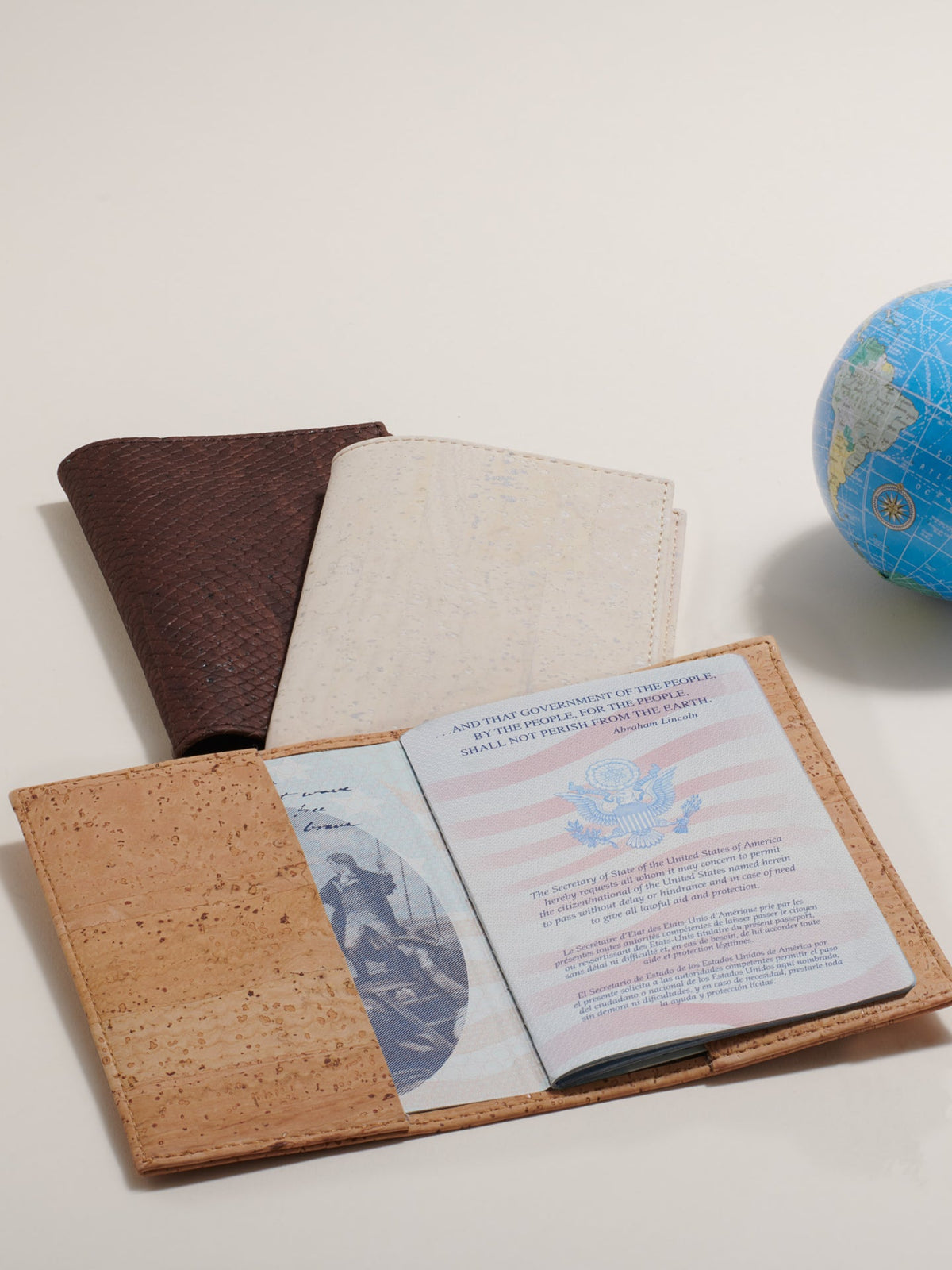 Wanderlust Cork Passport Holder