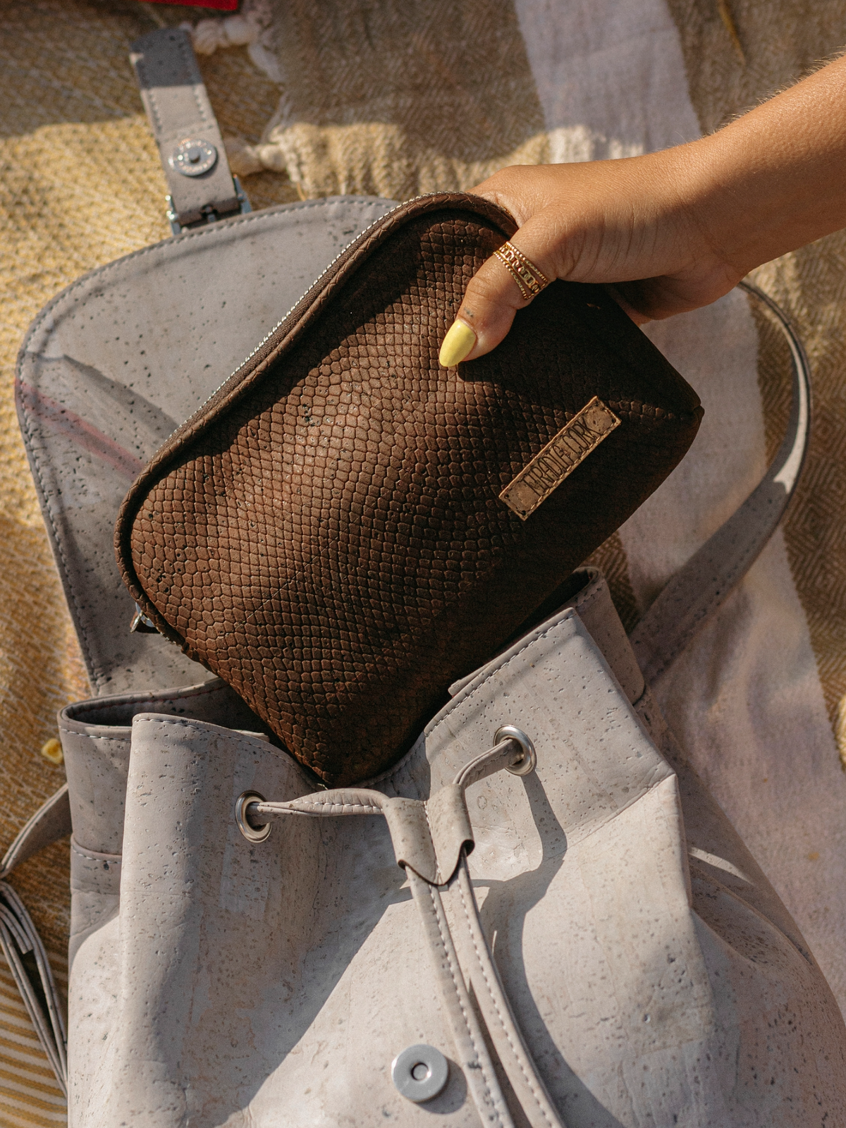 Sidekick Cork Pouch Bag