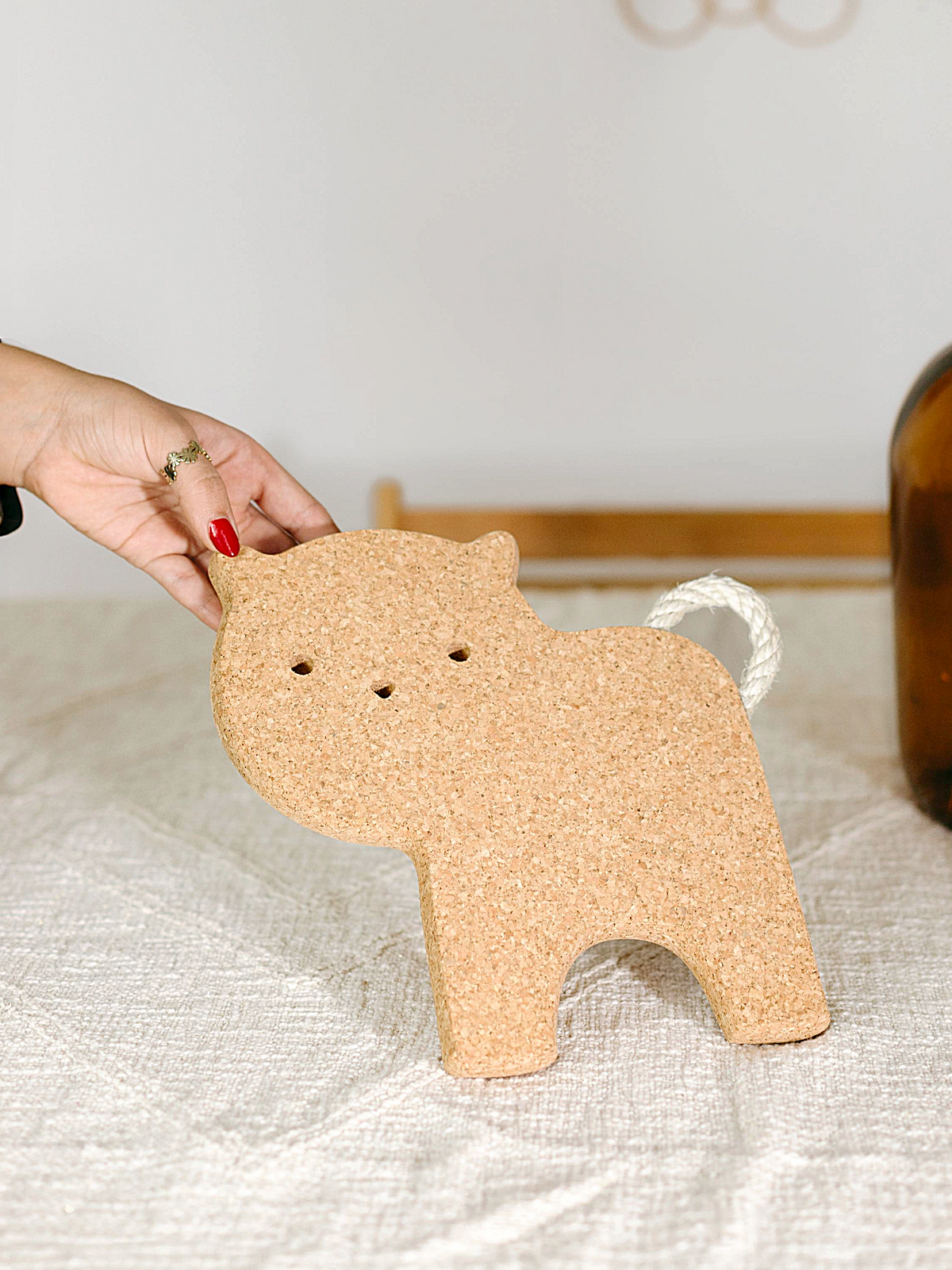 Nature-Shaped Cork Trivets