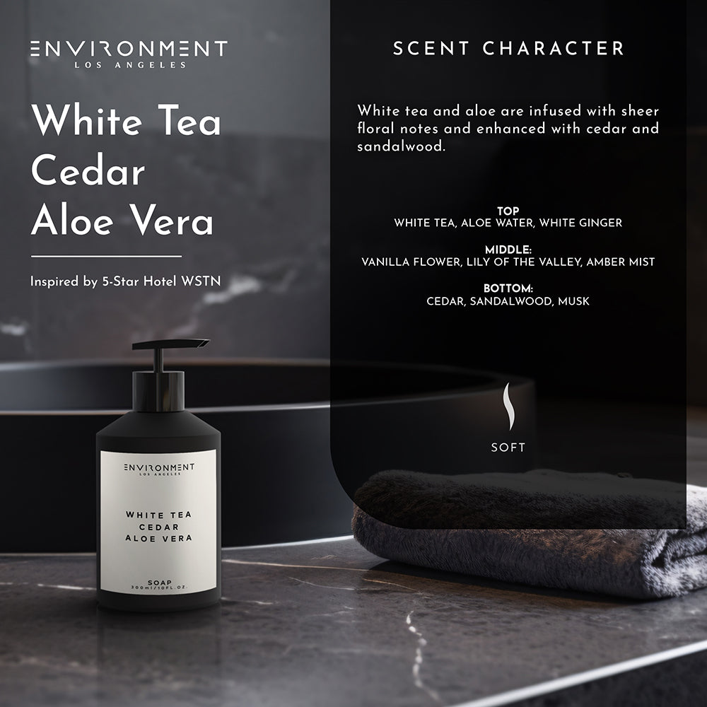 White Tea | Cedar | Aloe Vera Hand Soap (Inspired by Westin Hotel®)