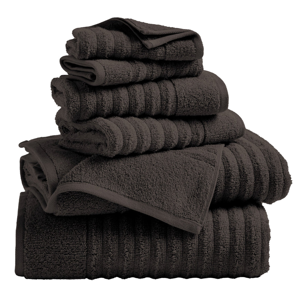 Karina Ribbed Combed Cotton Towel Collection
