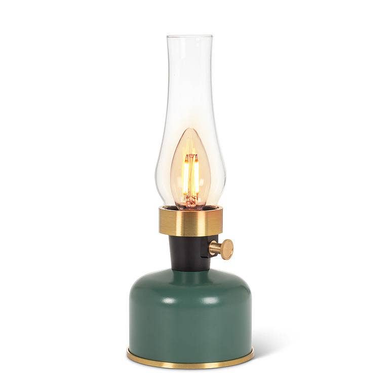 Green rechargeable LED lantern lamp