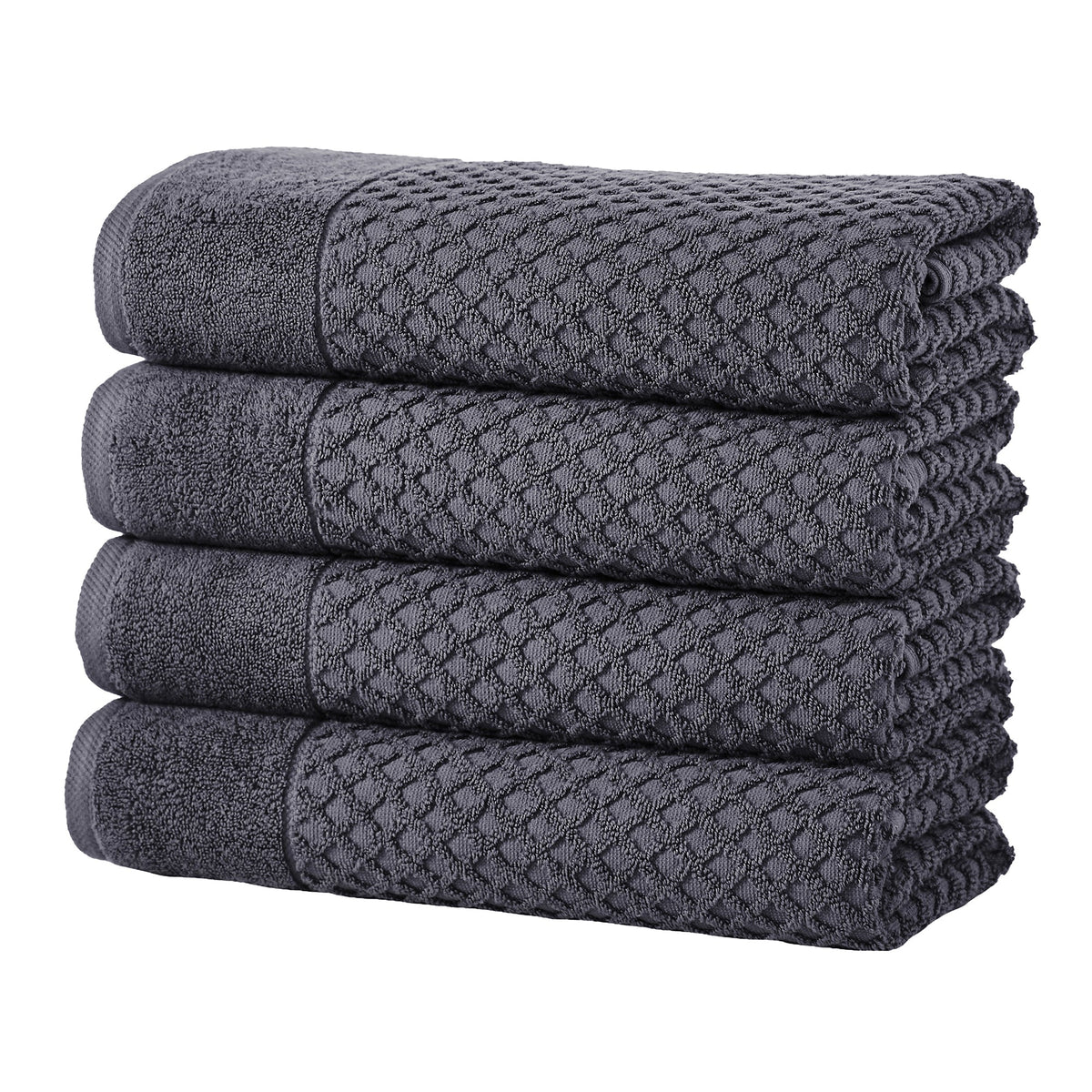Grayson Cotton Diamond Waffle Towel Collection