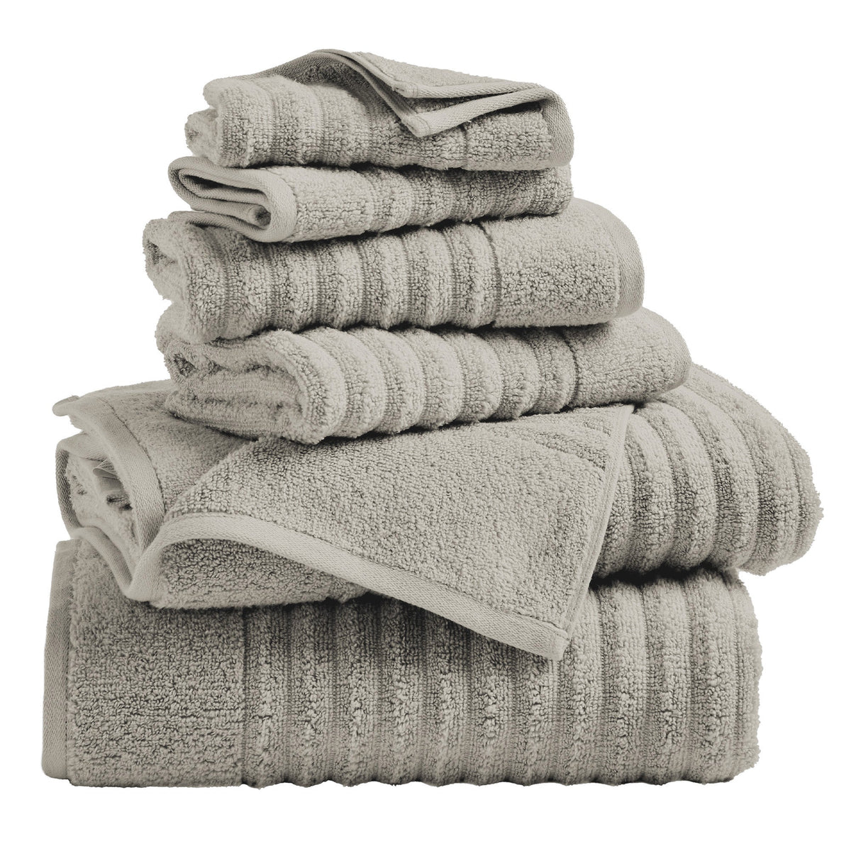 Karina Ribbed Combed Cotton Towel Collection