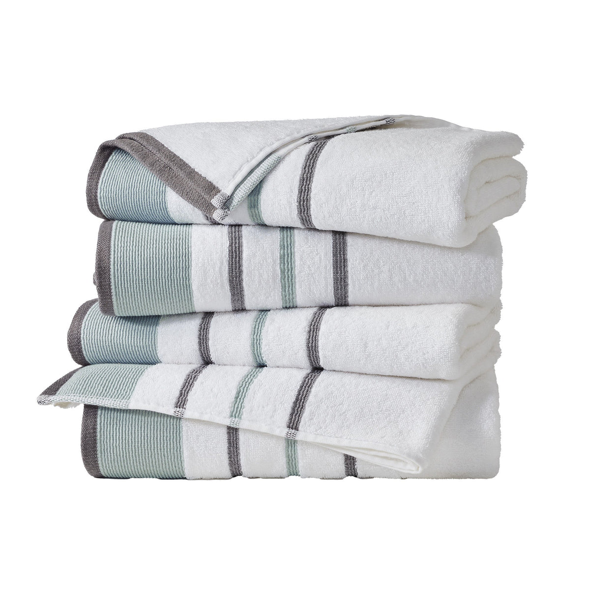 Noelle Decorative Stripe Cotton Towel Collection