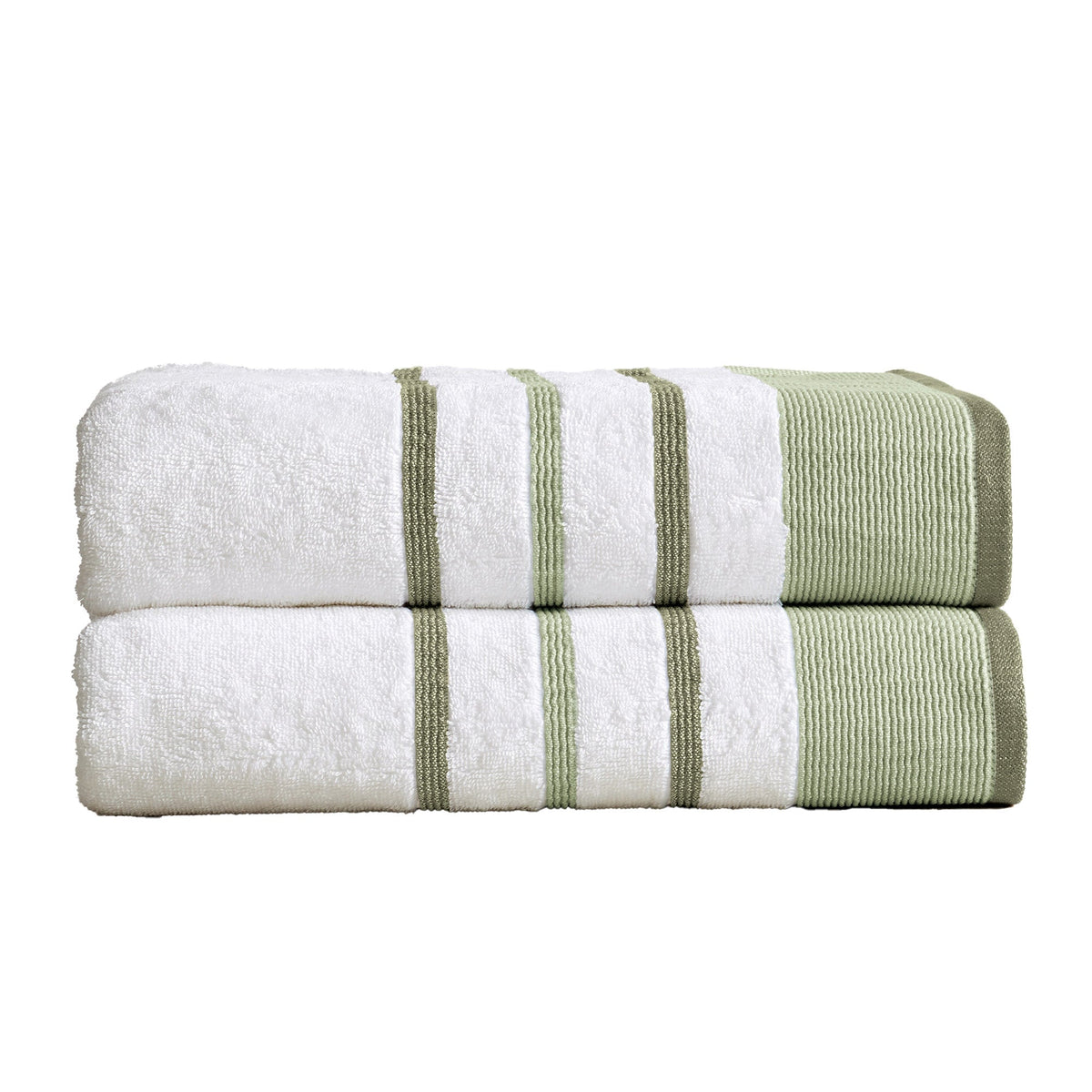 Noelle Decorative Stripe Cotton Towel Collection