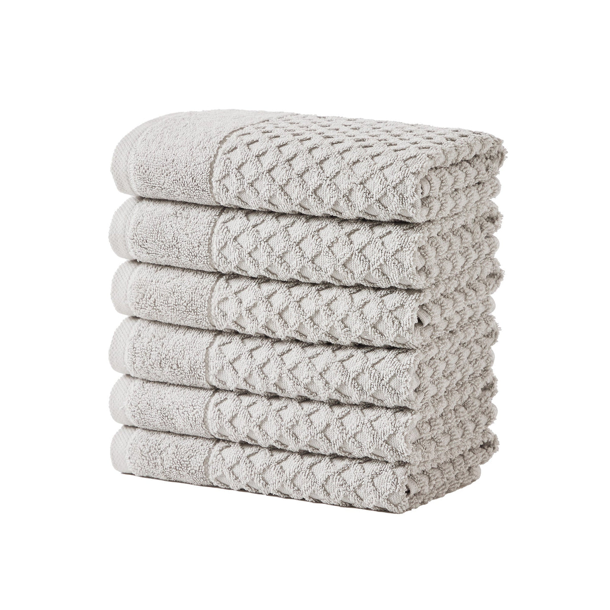 Grayson Cotton Diamond Waffle Towel Collection