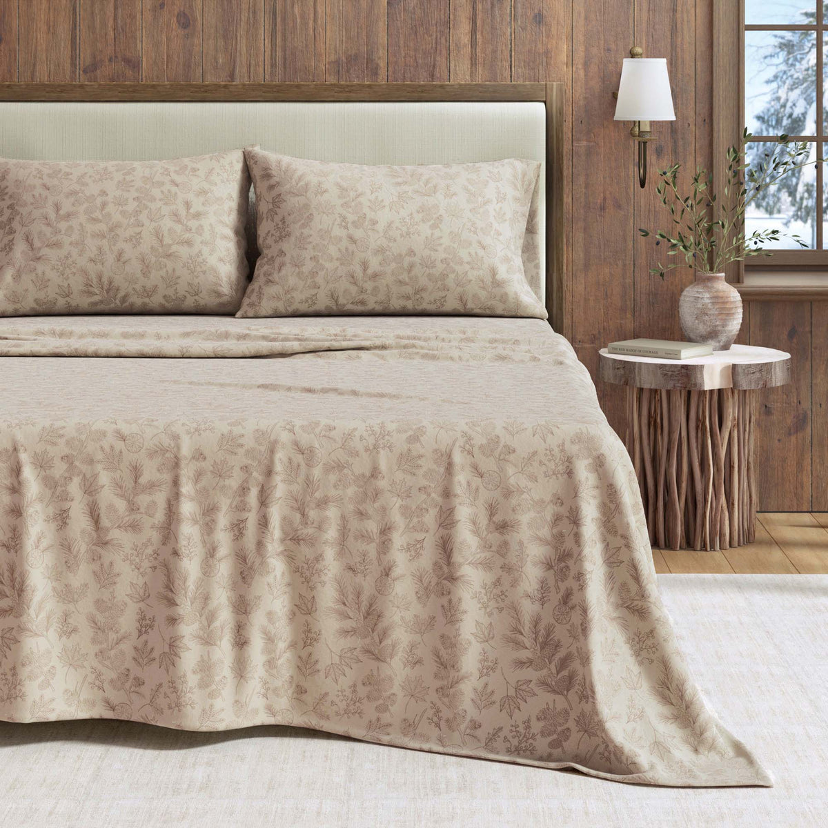 Elevated Lodge Turkish cotton flannel sheet set