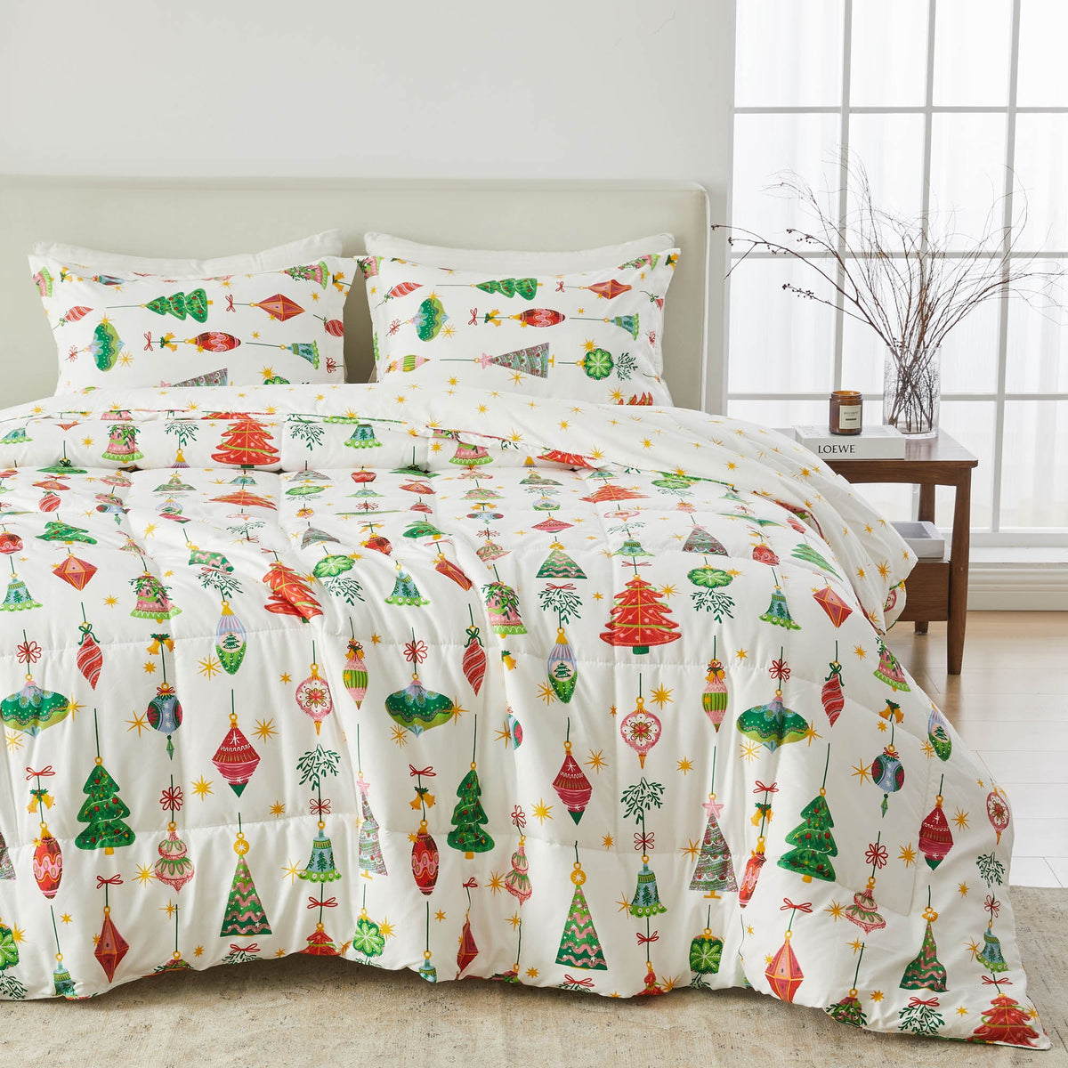 Odette Reversible Comforter + Sham Set