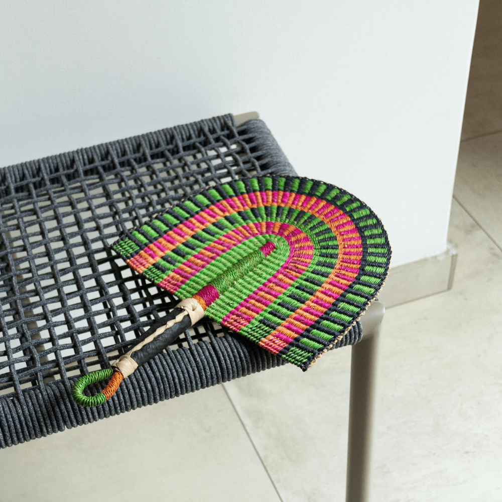 Handwoven Bolga Fan from Ghana