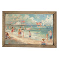 Americana Beach Framed Art