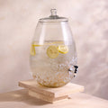 Mio mouth-blown recycled glass beverage dispenser