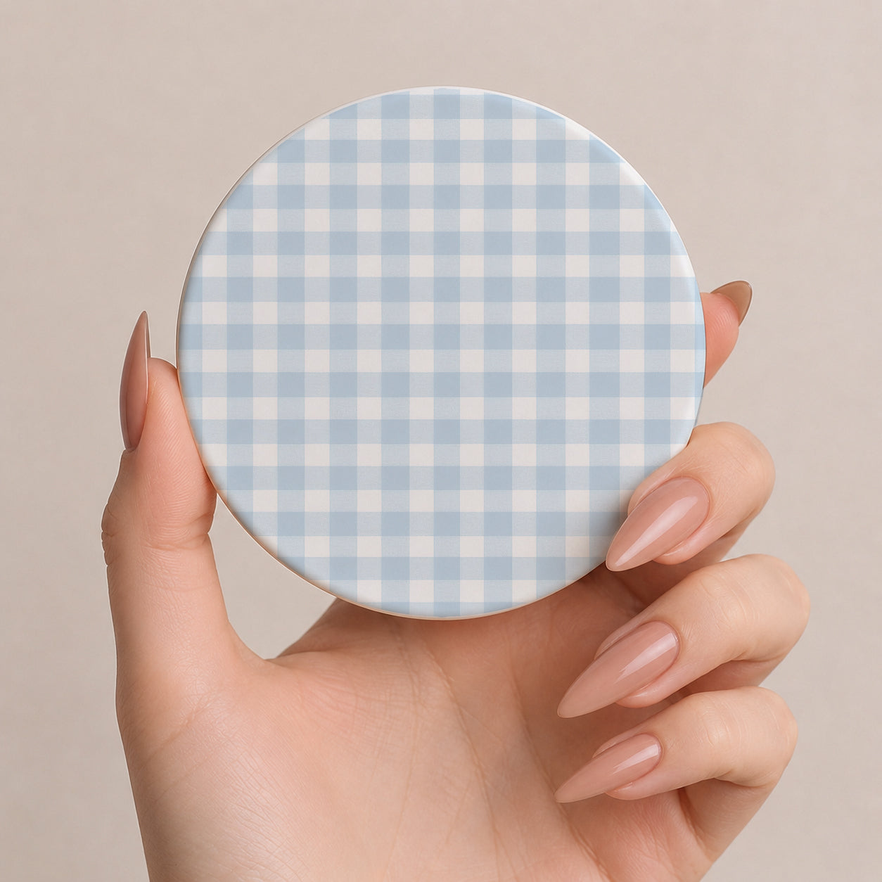 French Country Ceramic Coasters — Set of 4