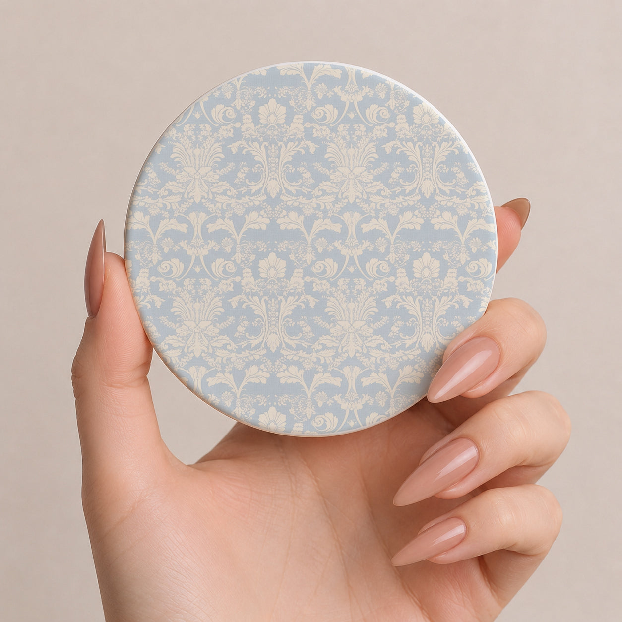 French Country Ceramic Coasters — Set of 4