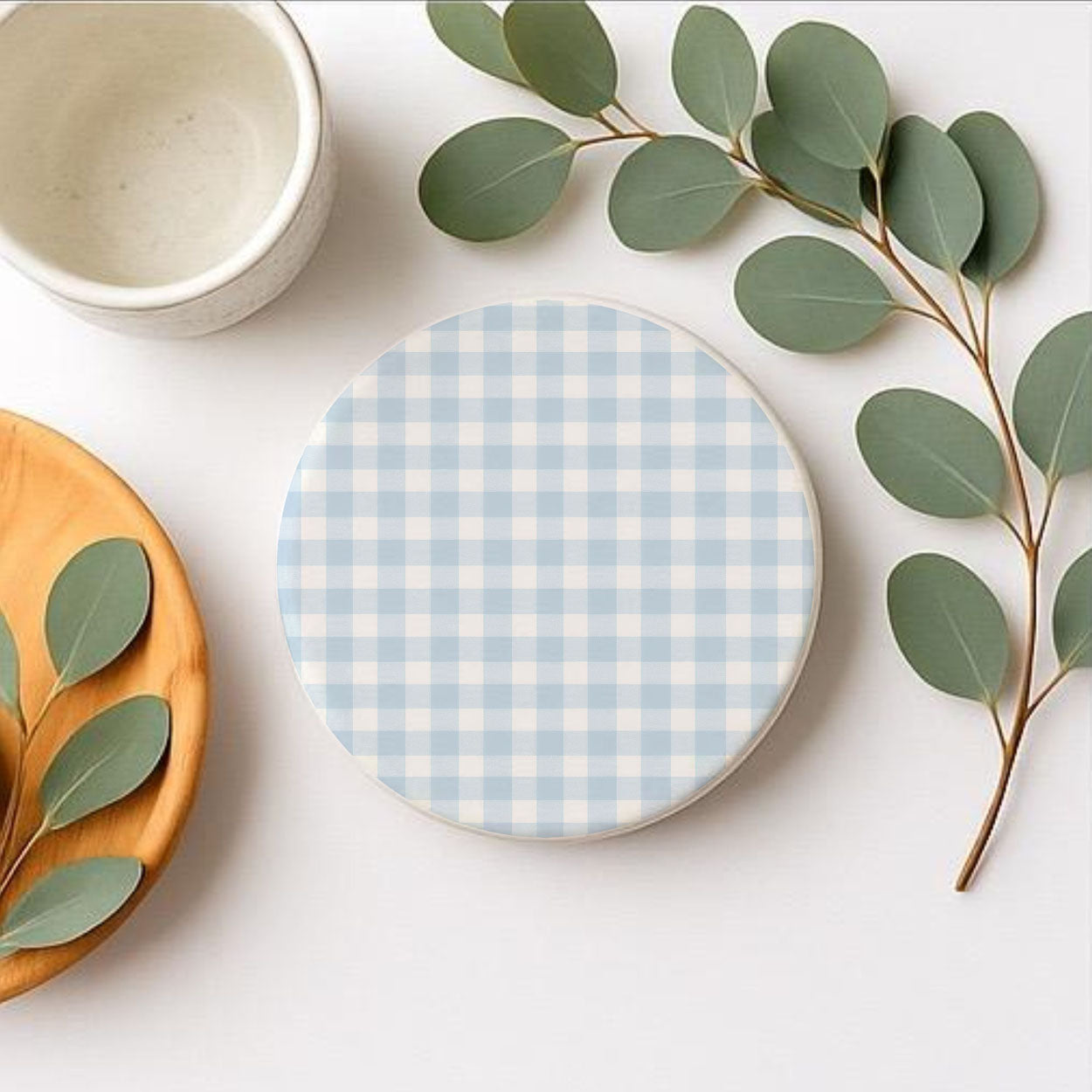 French Country Ceramic Coasters — Set of 4