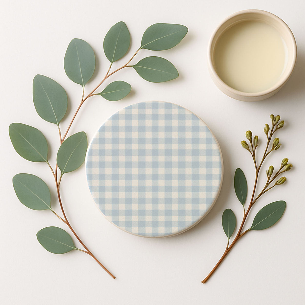 French Country Ceramic Coasters — Set of 4