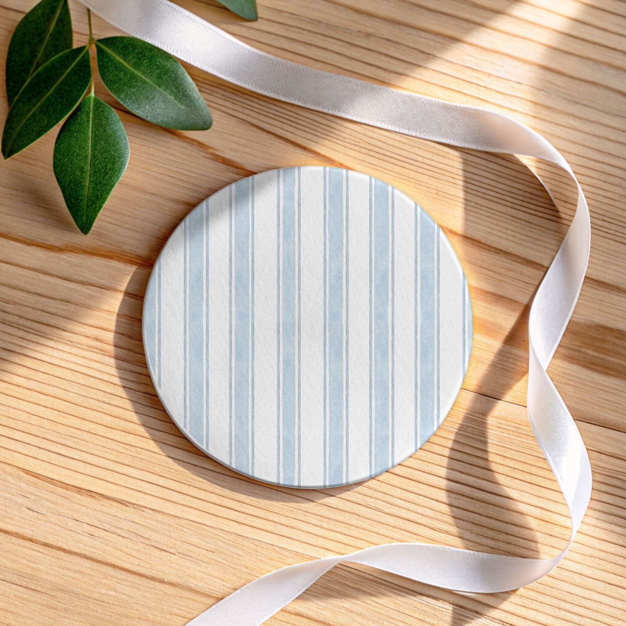 French Country Ceramic Coasters — Set of 4