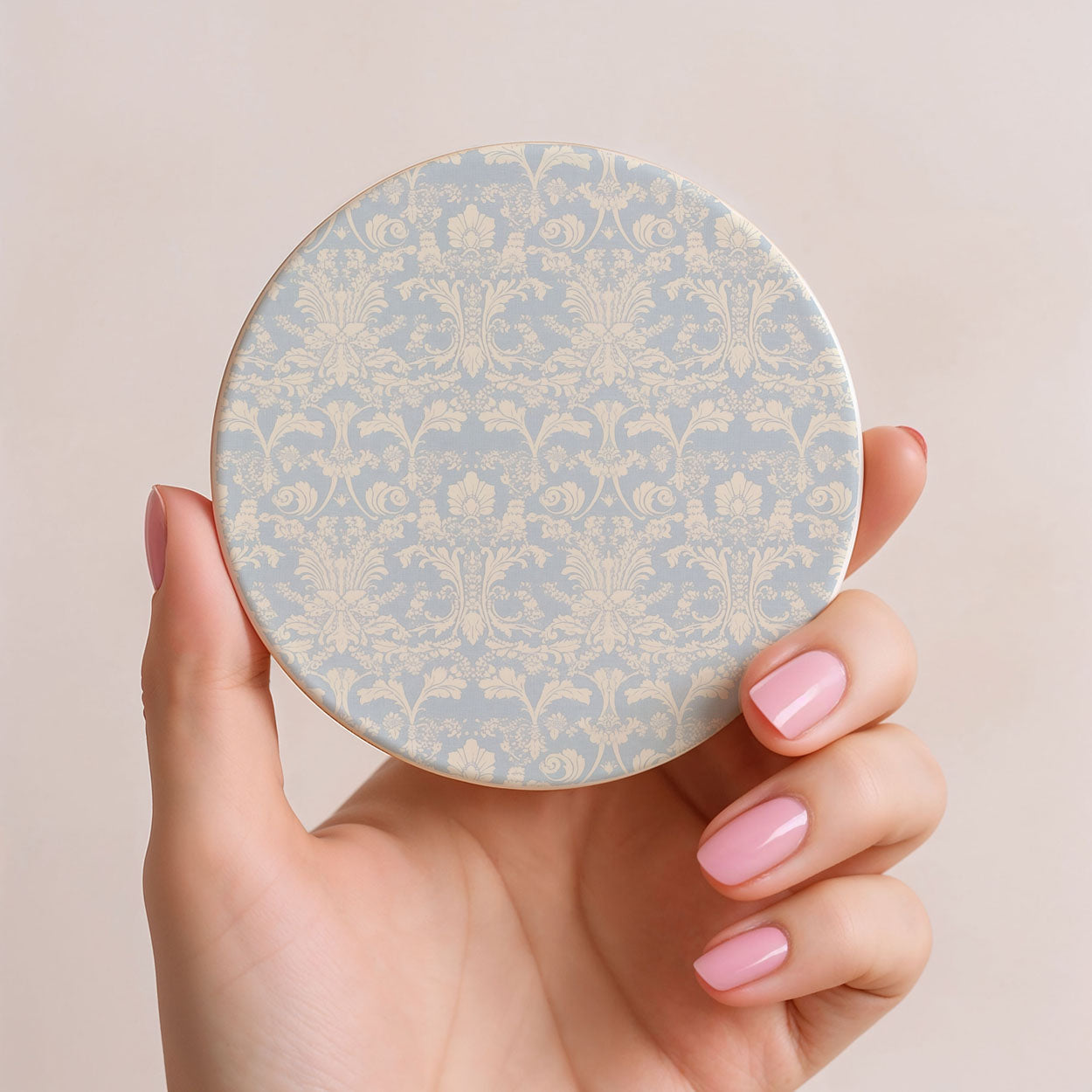 French Country Ceramic Coasters — Set of 4