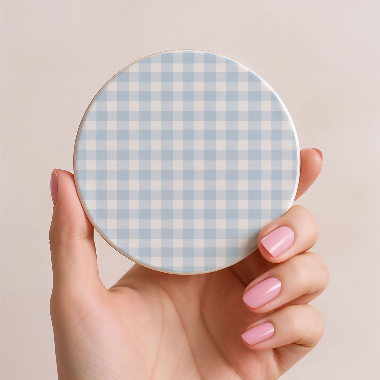 French Country Ceramic Coasters — Set of 4