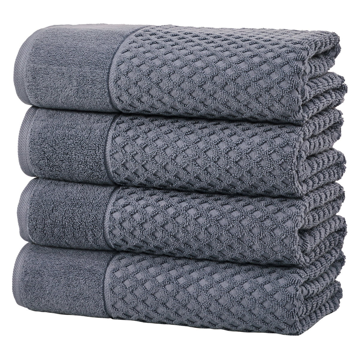 Grayson Cotton Diamond Waffle Towel Collection