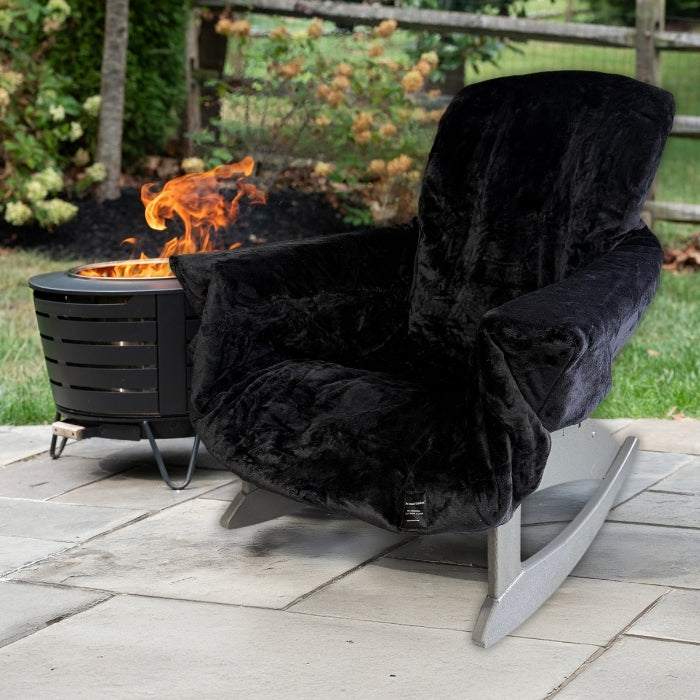City Bonfires Chair Blanket