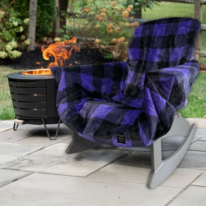 City Bonfires Chair Blanket