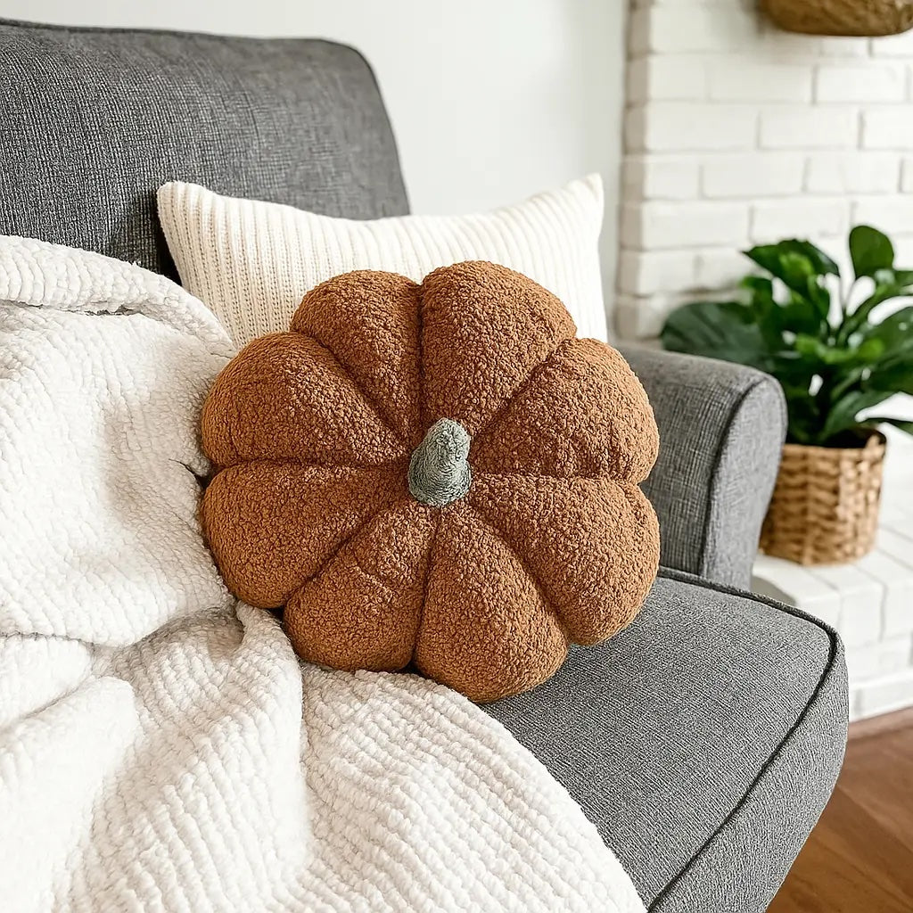 Blair Plush Pumpkin Pillow