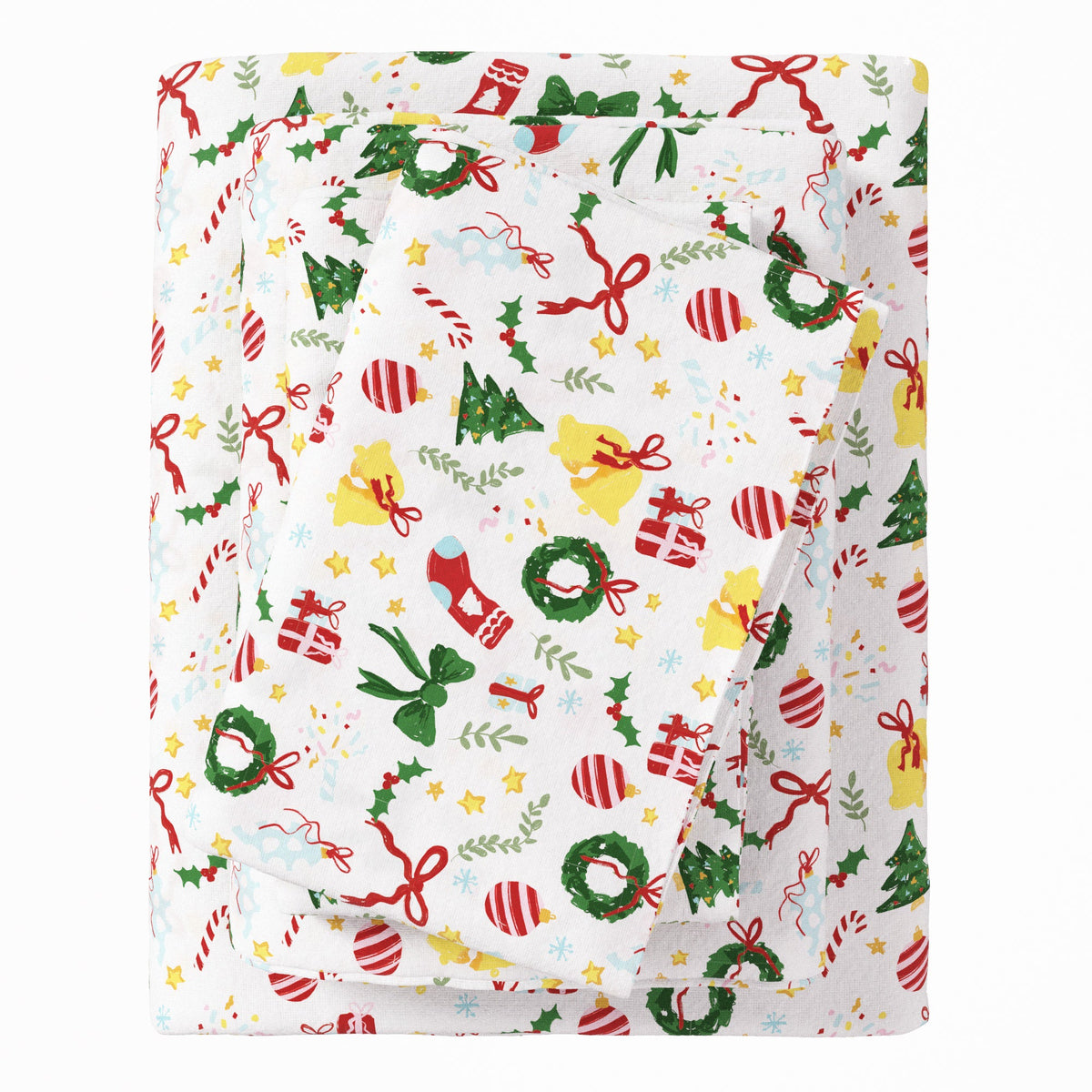 Whittaker Turkish Cotton Holiday Flannel Sheet Set
