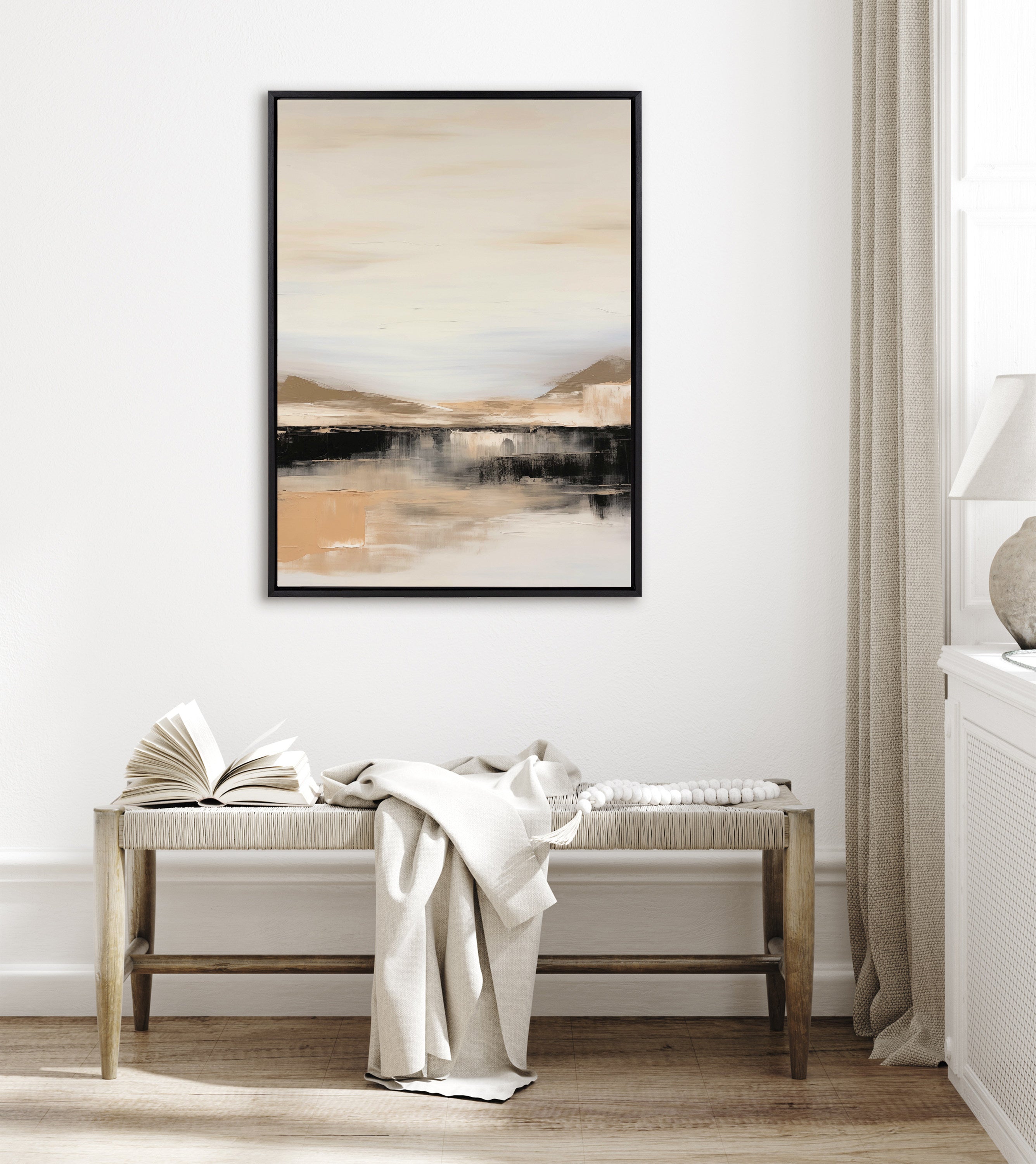 Sylvie Peaceful Landscape II Framed Canvas by Amy Lighthall