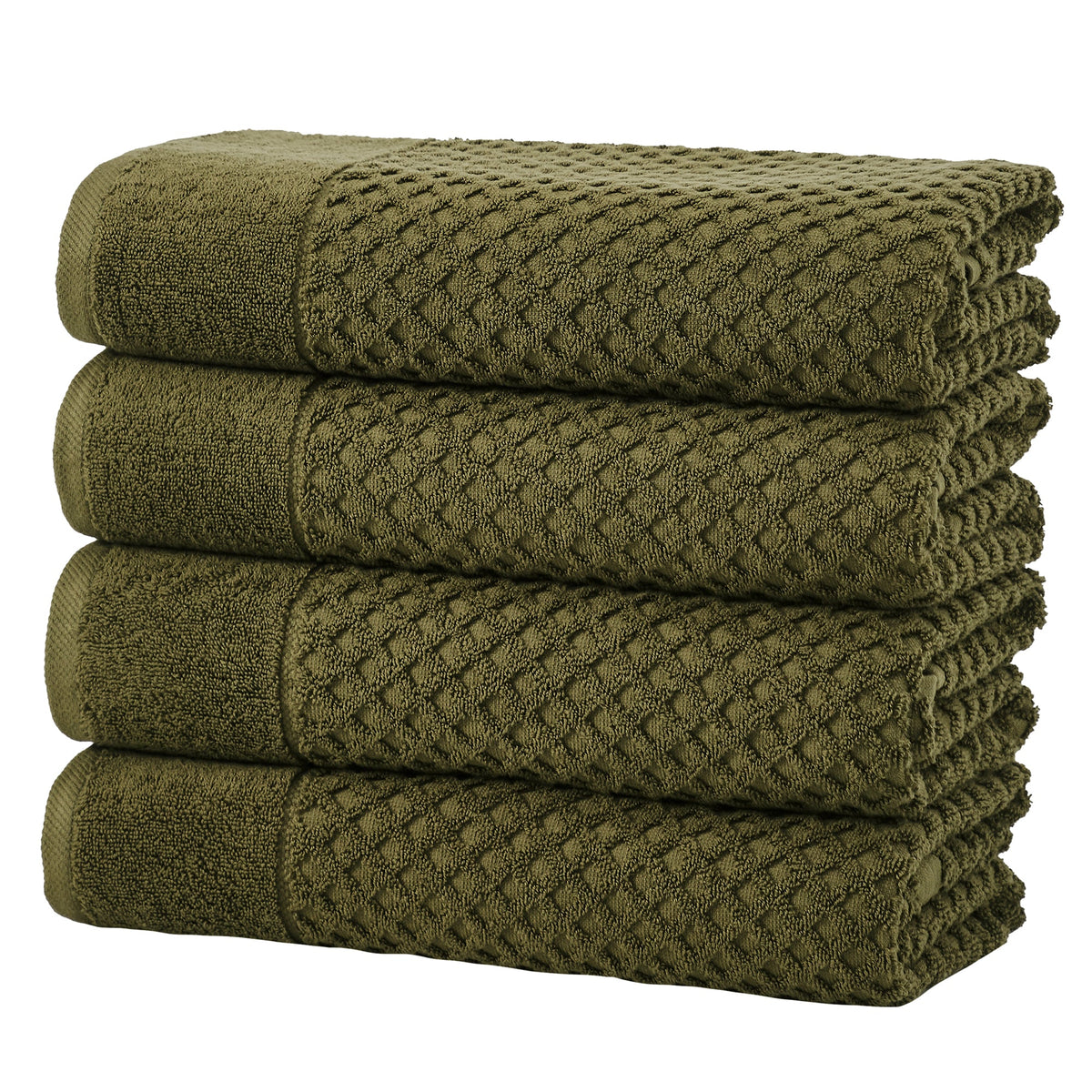 Grayson Cotton Diamond Waffle Towel Collection