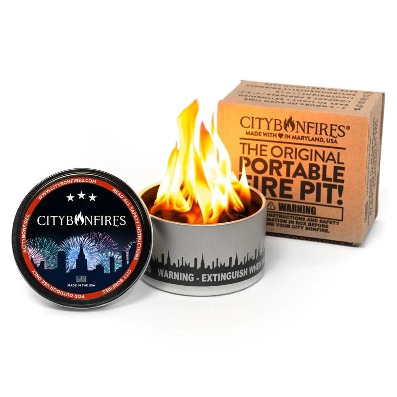 City Bonfire Portable Fire Pits — 10 Pack