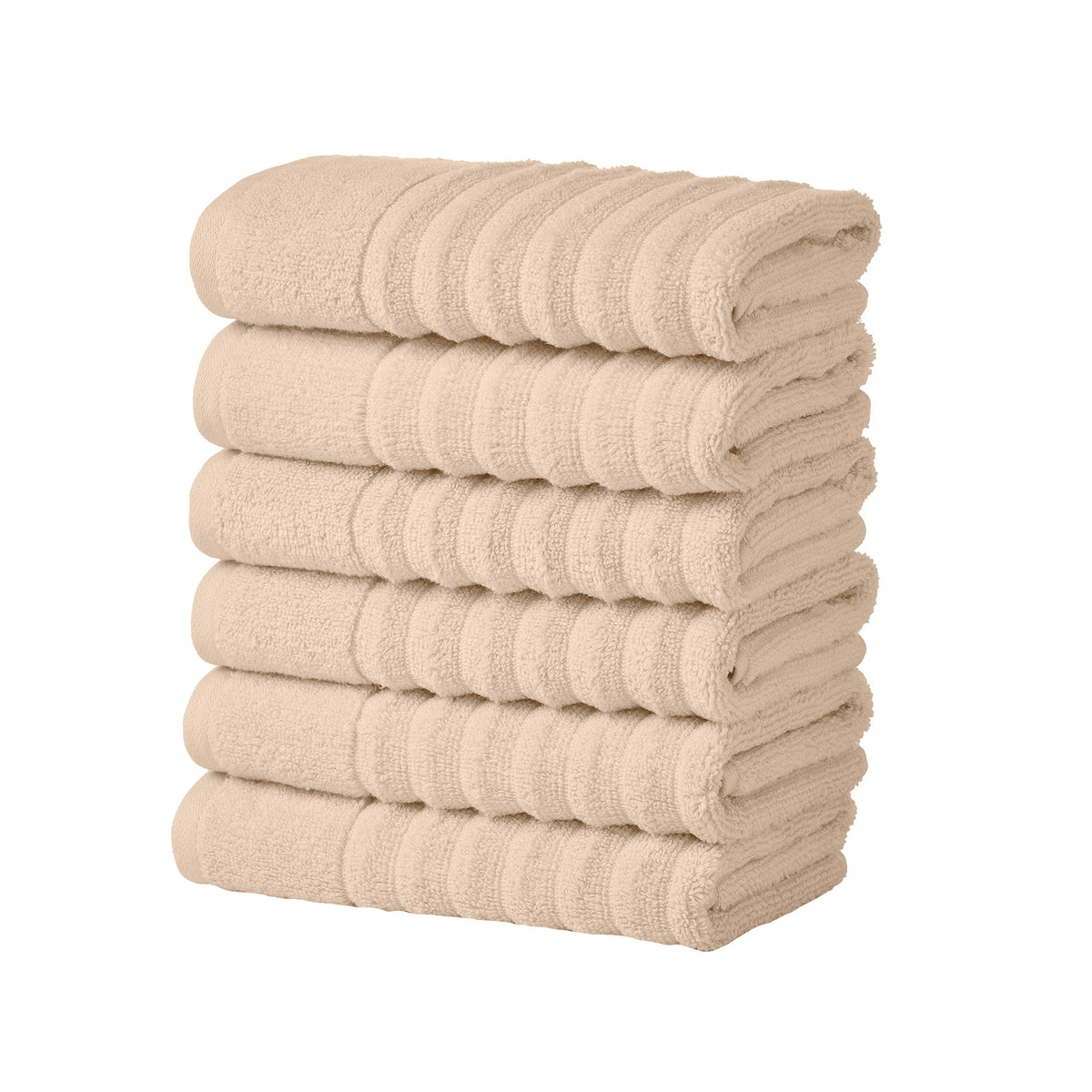 Karina Ribbed Combed Cotton Towel Collection