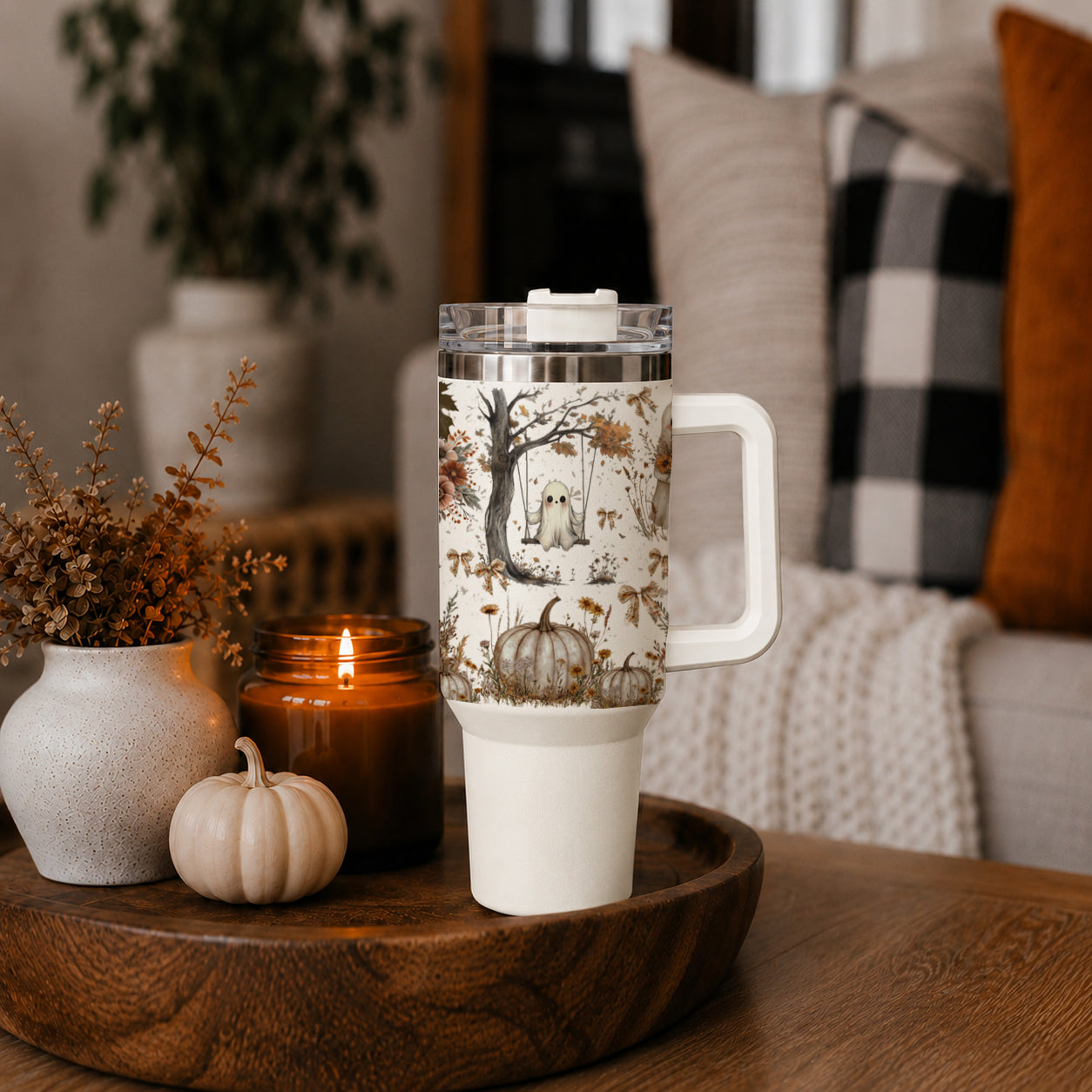 Boho Spooks 40 oz Insulated Tumbler